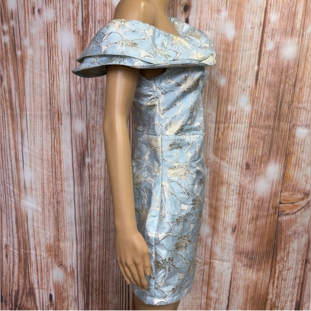 Lulu's Light Blue Floral Mini Dress - Picture 9 of 12